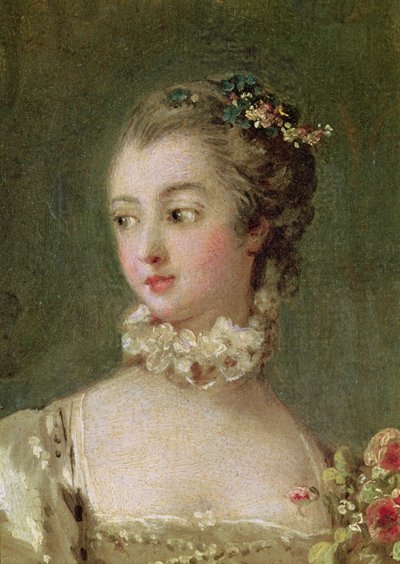 Madame de Pompadour (detail) by François Boucher